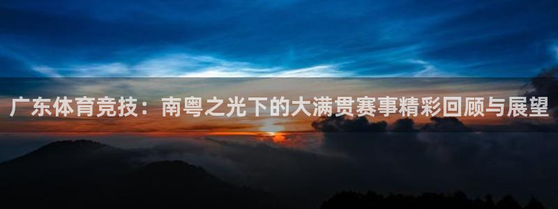 雨燕360足球直播免费观看：广东体育竞技：南粤之光下的大满贯赛事精彩回顾与展望